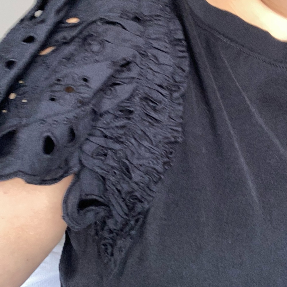 Express Ruffle Sleeve Top - Picture 4 of 7